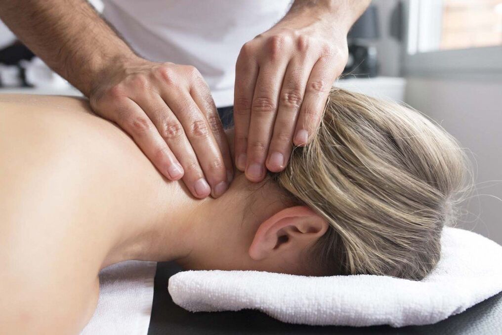 Massage pour l'ostéochondrose